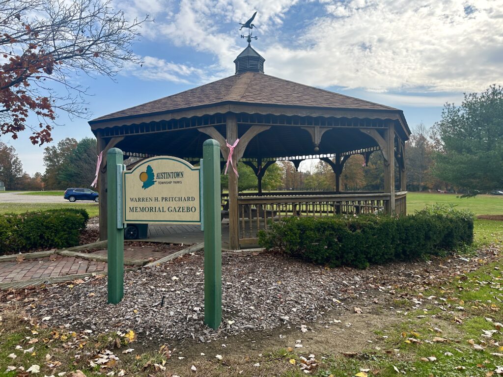 Warren H. Pritchard Memorial Gazebo, Austintown Township Park in Austintown, Ohio